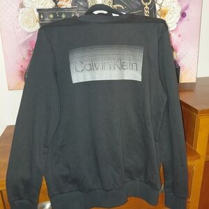 Calvin Klein Men's Black Crewneck Sweater